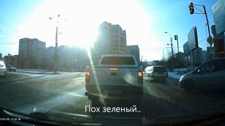 Слепой за рулём - смотреть видео (2:58)