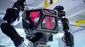 Настоящий костюм робота - смотреть видео (0:36)