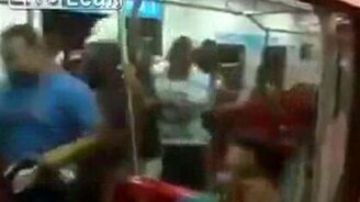 Час пик в венесуэльском метрополитене - смотреть видео (0:21)