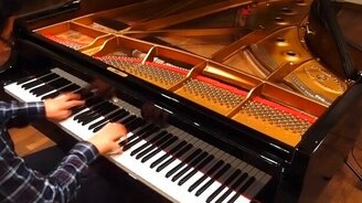 Приятная мелодия на пианино - смотреть видео (1:55)
