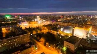 Новосибирск в интервальной съёмке - смотреть видео (3:53)