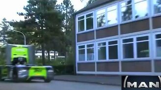 Эффектные гонки га тягаче - смотреть видео (5:23)