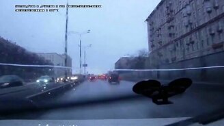 Автобус на встречной полосе - смотреть видео (0:19)