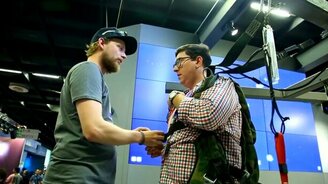 Парашютист в виртуальной реальности - смотреть видео (1:14)