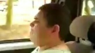 Испугали толстяка - смотреть видео (0:13)