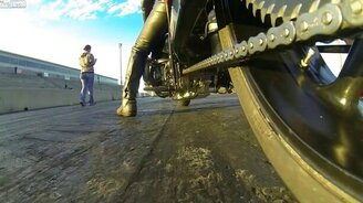 Работа цепи на драгбайке - смотреть видео (2:01)