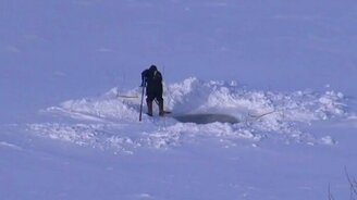 Купание в -30 градусов - смотреть видео (1:51)