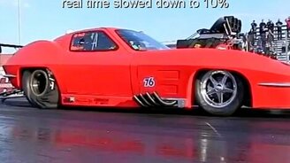 Как деформируются шины на старте - смотреть видео (2:25)