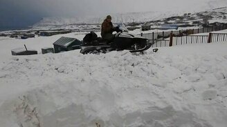 Поиски трактора после пурги - смотреть видео (1:31)