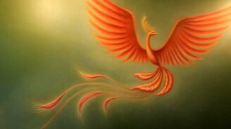 Птица Феникс в аэрографии - смотреть видео (4:11)