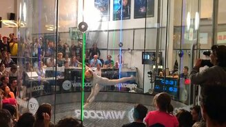 Балет в аэродинамической трубе - смотреть видео (2:22)