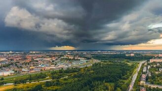 Минск с высоты птичьего полёта - смотреть видео (1:59)