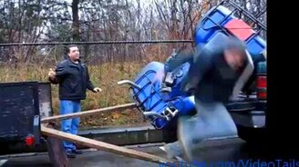 Неудачи на квадроциклах - смотреть видео (1:55)