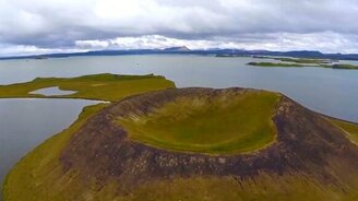 Исландия с высоты птичьего полёта - смотреть видео (10:06)