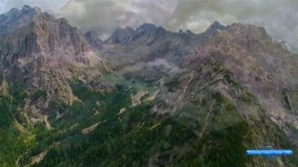 Альпы.с высоты птичьего полёта - смотреть видео (9:12)