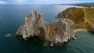 Байкал с высоты птичьего полёта - смотреть видео (2:47)