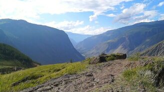 Перевал Кату-Ярык на Алтае - смотреть видео (2:52)