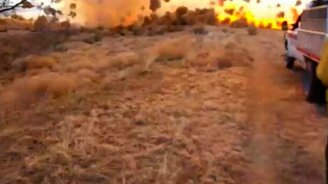 Огненный устрашающий торнадо - смотреть видео (5:02)