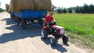 Удаленький минитрактор - смотреть видео (0:36)