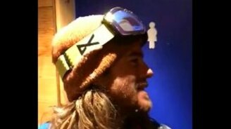 Туалет на горнолыжном курорте - смотреть видео (0:41)