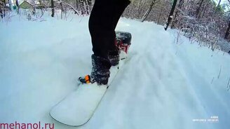 Электрический сноуборд - смотреть видео (1:02)