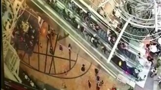 Сбой работы эскалатора - смотреть видео (0:15)