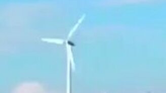 Суровая поломка ветряка - смотреть видео (1:21)