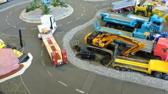 Грузовики на радиоуправлении - смотреть видео (3:34)