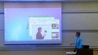 Профессорская шутка для студентов - смотреть видео (2:47)