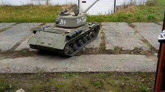 Отличная модель танка ИС-2 - смотреть видео (6:58)