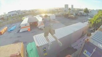 Прыгун-неудачник - смотреть видео (0:38)