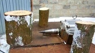 Самодельный дровокол - смотреть видео (5:51)