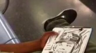 Художник - он и в метро художник - смотреть видео (9:16)