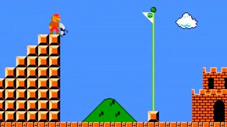 Марио с портальным оружием - смотреть видео (1:04)