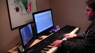 "Трое из Простоквашино" - попурри на фортепиано - смотреть видео (3:00)