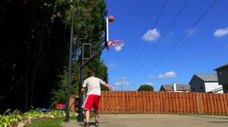 Баскетболист-акробат - смотреть видео (3:08)