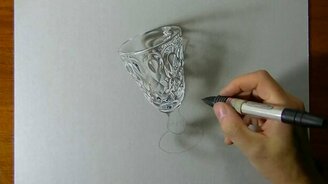 Очень реалистичная рюмка получилась! - смотреть видео (3:25)