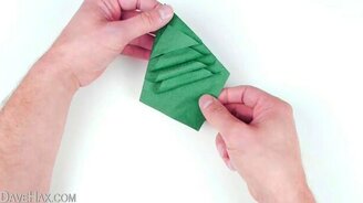 Складываем салфетки художественно - смотреть видео (1:47)