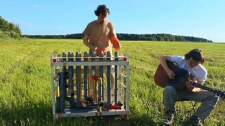 Играем на трубофоне - смотреть видео (2:58)