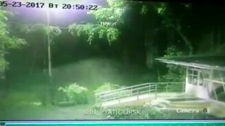 Камеры видеонаблюдения засняли... - смотреть видео (1:00)