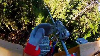 Скоростная канатка - смотреть видео (1:33)