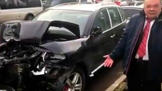 Боль мужа от разбитой женой машины - смотреть видео (1:19)