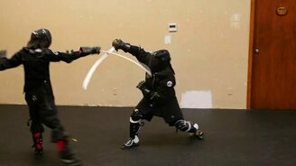 Фехтование на саблях от первого лица - смотреть видео (4:20)