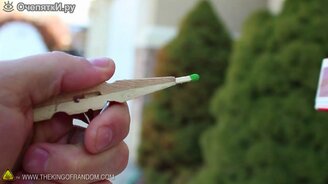 Как сделать спичкострел - смотреть видео (3:01)