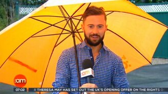 Минус большого зонтика - смотреть видео (0:46)