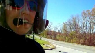 Котяра мотоциклист - смотреть видео (0:51)