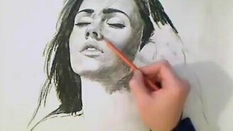 Портрет в карандаше - смотреть видео (3:44)