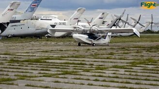 Самолёт-амфибия из России - смотреть видео (1:08)