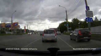 Нелепая дорожная разметка - смотреть видео (0:27)