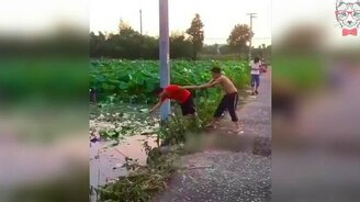 Лучшие друзья познаются в беде - смотреть видео (0:17)